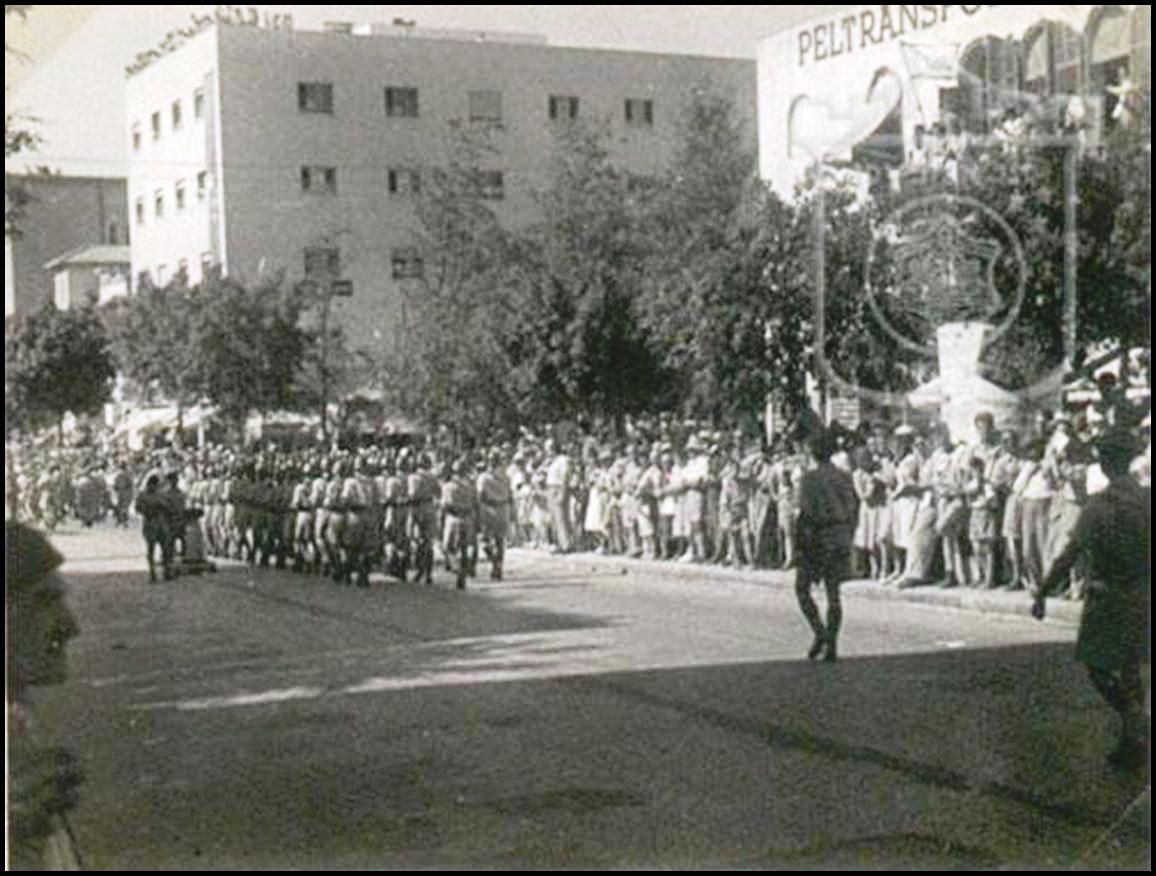 Тель-Авив. 27.07.1948 – первый военный парад